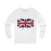 Union Jack Flag Paint Splat Long Sleeve T-Shirt