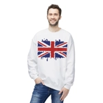 Union Jack Flag Paint Splat Sweatshirt