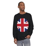 Union Jack Flag Round Circle Long Sleeve T-Shirt Union Jack Flag Round Circle Long Sleeve T-Shirt