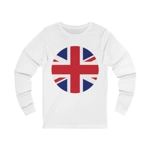 Union Jack Flag Round Circle Long Sleeve T-Shirt Union Jack Flag Round Circle Long Sleeve T-Shirt