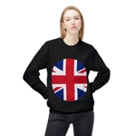 Union Jack Flag Round Circle Sweatshirt
