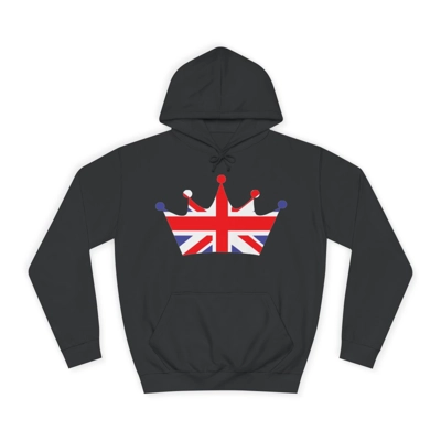 Union Jack Flag Royal Crown Hoodie