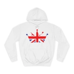 Union Jack Flag Royal Crown Hoodie