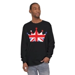 Union Jack Flag Royal Crown Long Sleeve T-Shirt Union Jack Flag Royal Crown Long Sleeve T-Shirt