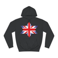 Union Jack Flag Star Hoodie