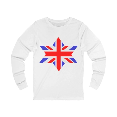 Union Jack Flag Star Long Sleeve T-Shirt Union Jack Flag Star Long Sleeve T-Shirt