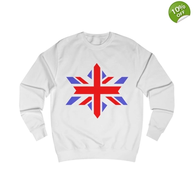 Union Jack Flag Star Sweatshirt
