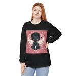 Valentines Day Cute Baby Black Angel Long Sleeve T-Shirt