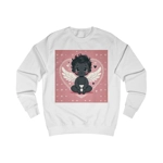 Valentines Day Cute Baby Black Angel Sweatshirt