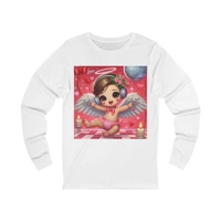 Valentines Day Disco Angel Long Sleeve T-Shirt