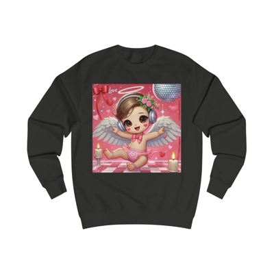 Valentines Day Disco Angel Sweatshirt