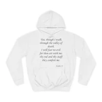 Valley Of Death Bible Verse Psalm 23 Hoodie