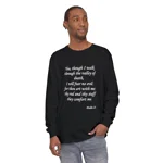 Valley Of Death Bible Verse Psalm 23 Long Sleeve T-Shirt