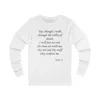 Valley Of Death Bible Verse Psalm 23 Long Sleeve T-Shirt