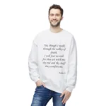 Valley Of Death Bible Verse Psalm 23 Sweatshirt