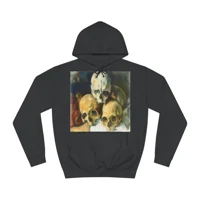 Vintage Pyramid of Skulls Classical Painting Hoodie