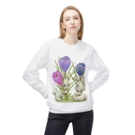 Vintage Cute Baby Bunnies And Tulips Sweatshirt