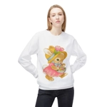 Vintage Cute Easter Day Bunny Girl Sweatshirt