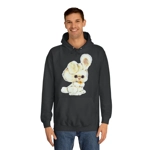 Vintage Cute White Bunny Rabbit Hoodie