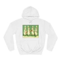 Vintage Musical Easter Bunnies Hoodie