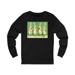 Vintage Musical Easter Bunnies Long Sleeve T-Shirt