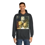 Vintage Pyramid of Skulls Classical Painting Hoodie