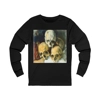 Vintage Pyramid of Skulls Classical Painting Long Sleeve T-Shirt
