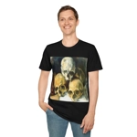 Vintage Pyramid of Skulls Classical Painting T-Shirt