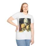 Vintage Pyramid of Skulls Classical Painting T-Shirt