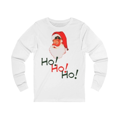 Vintage Santa Claus Ho Ho Ho Christmas Long Sleeve T-Shirt Vintage Santa Claus Ho Ho Ho Christmas Long Sleeve T-Shirt