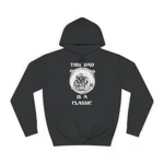 Vintage This Dad Is A Classic Motorbike Hoodie