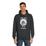 Vintage This Dad Is A Classic Motorbike Hoodie