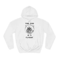 Vintage This Dad Is A Classic Motorbike Hoodie