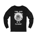 Vintage This Dad Is A Classic Motorbike Long Sleeve T-Shirt