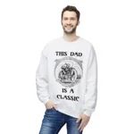 Vintage This Dad Is A Classic Motorbike Sweatshirt