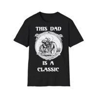 Vintage This Dad Is A Classic Motorbike T-Shirt