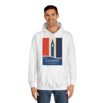 Visit London England Travel Poster Big Ben Hoodie