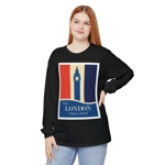 Visit London England Travel Poster Big Ben Long Sleeve T-Shirt