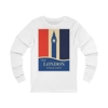 Visit London England Travel Poster Big Ben Long Sleeve T-Shirt