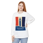 Visit London England Travel Poster Big Ben Long Sleeve T-Shirt