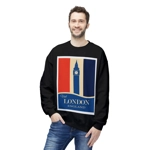 Visit London England Travel Poster Big Ben Sweatshirt