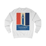 Visit London England Travel Poster Big Ben Sweatshirt