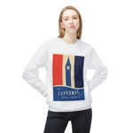 Visit London England Travel Poster Big Ben Sweatshirt