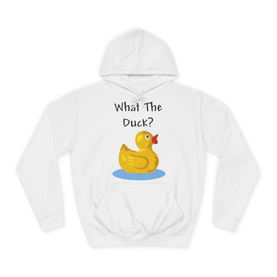 What The Duck Funny Cartoon Hoodie