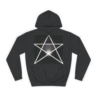 White Pentagram Witches Pentacle Hoodie