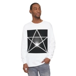 White Pentagram Witches Pentacle Long Sleeve T-Shirt