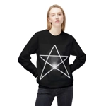 White Pentagram Witches Pentacle Sweatshirt