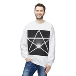 White Pentagram Witches Pentacle Sweatshirt