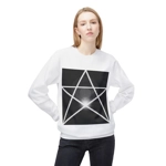 White Pentagram Witches Pentacle Sweatshirt