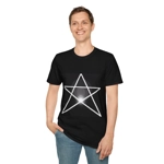 White Pentagram Witches Pentacle T-Shirt